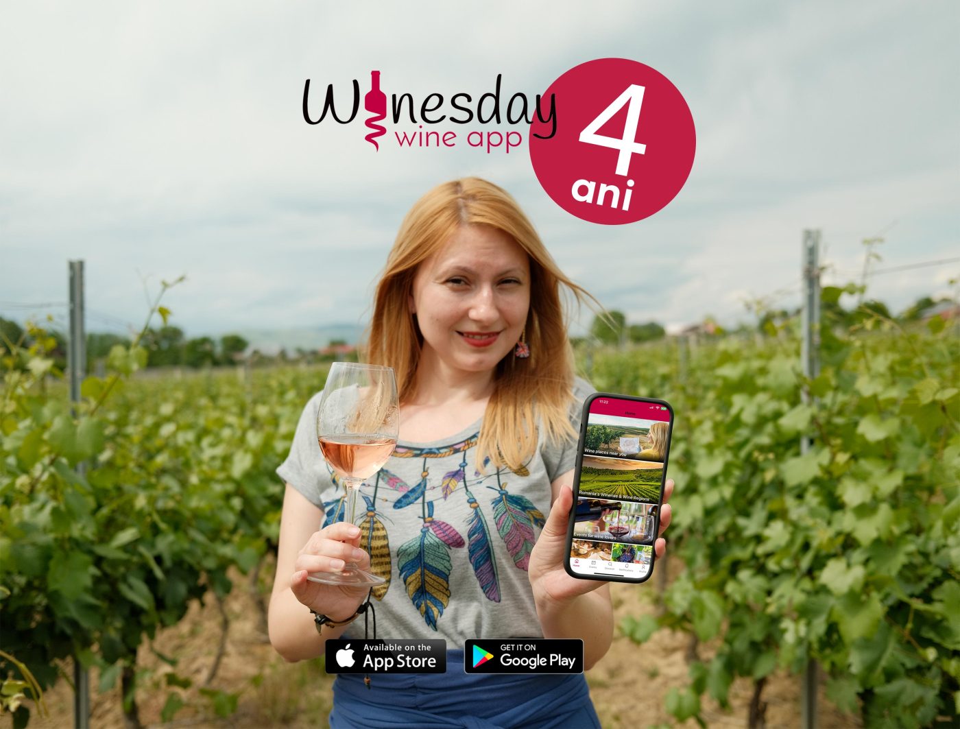 Winesday App împlinește 4 ani - By Julia