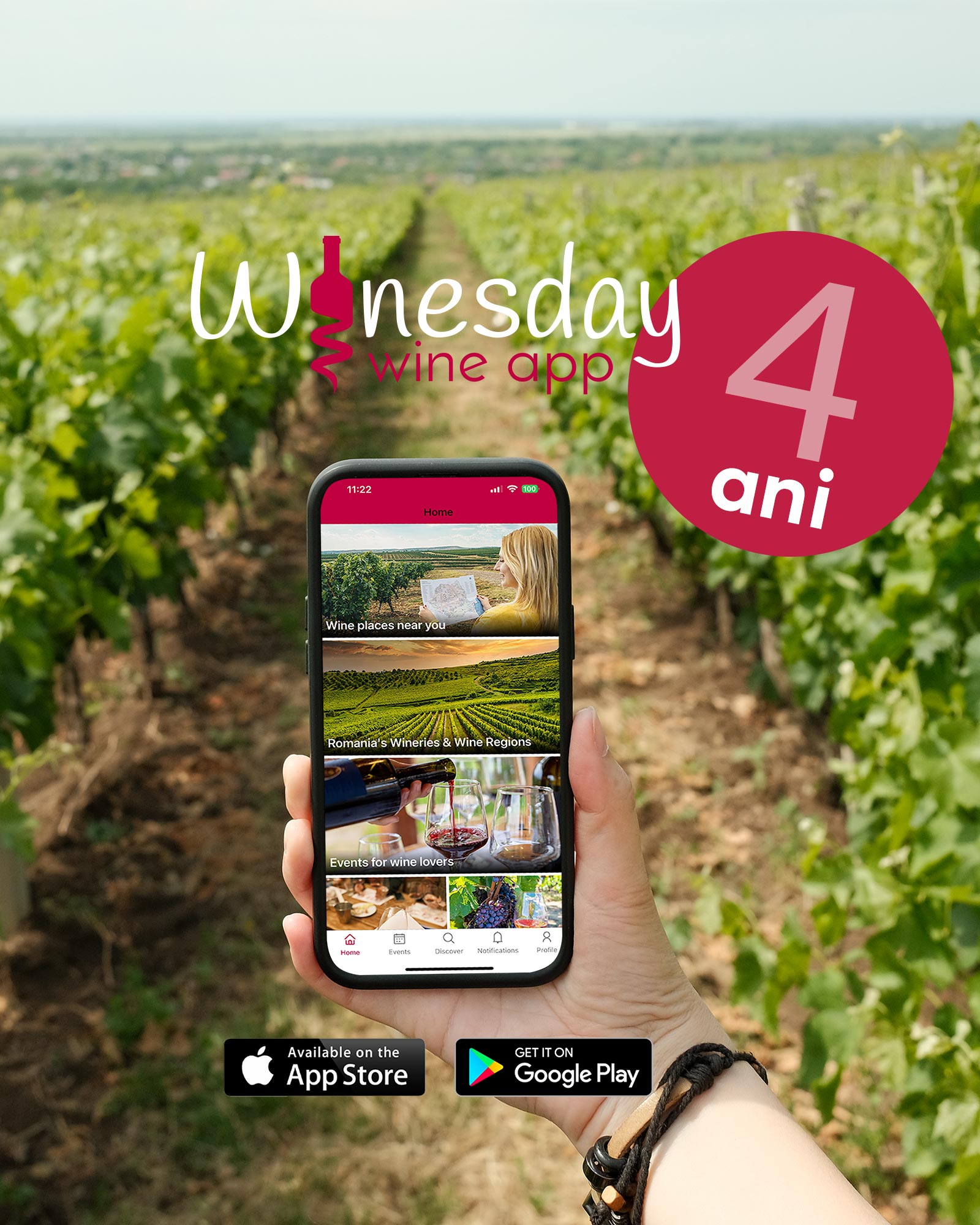 Winesday App împlinește 4 ani - By Julia Winesday App împlinește 4 ani - By Julia