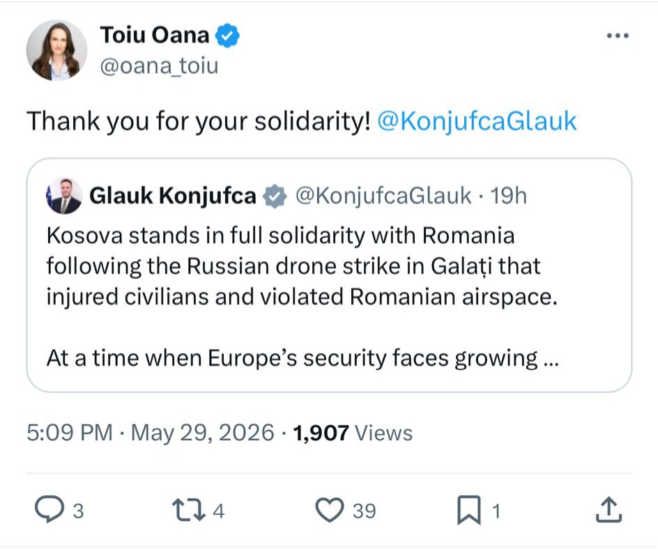 Despre solidaritate, într-o zi în care România avea nevoie de ea: cum au reacționat Pristina și Sofia - By Julia
