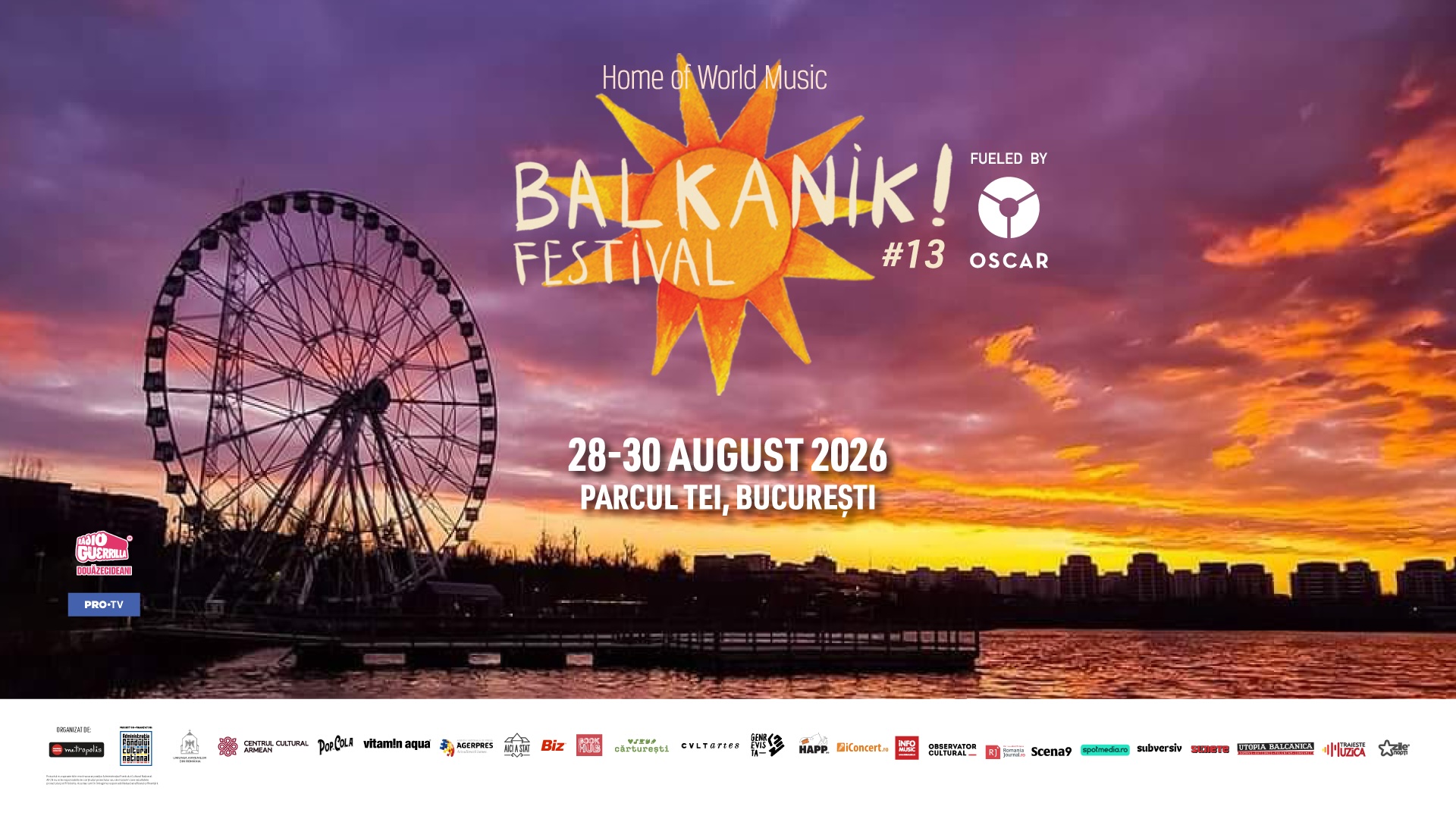 Trei zile de muzică, dans și apusuri pe Lacul Tei: Balkanik Festival revine între 28–30 august - By Julia Trei zile de muzică, dans și apusuri pe Lacul Tei: Balkanik Festival revine între 28–30 august - By Julia