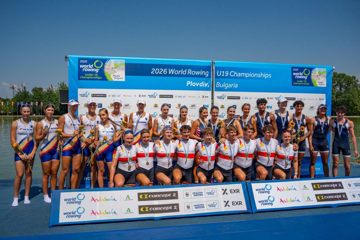 România, lider în clasamentul pe medalii la Mondialele Under19 de Canotaj de la Plovdiv, Bulgaria - By Julia România, lider în clasamentul pe medalii la Mondialele Under19 de Canotaj de la Plovdiv, Bulgaria - By Julia