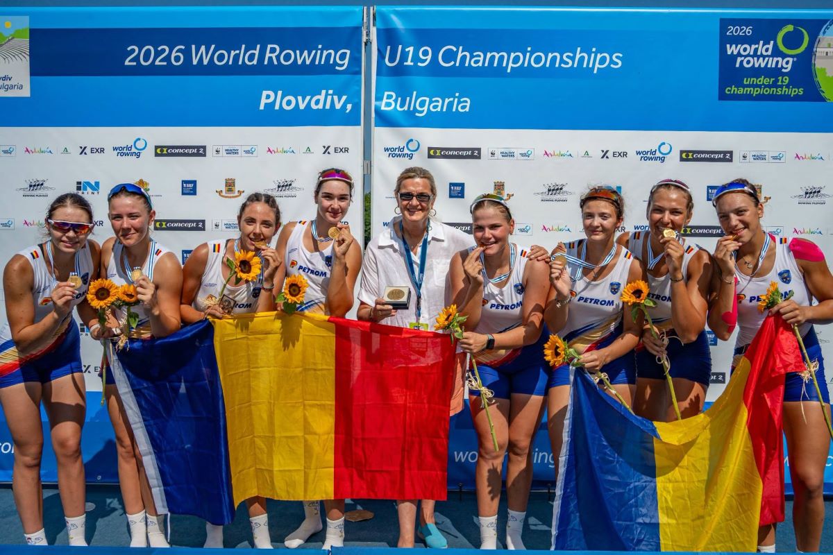 România, lider în clasamentul pe medalii la Mondialele Under19 de Canotaj de la Plovdiv, Bulgaria - By Julia camionat mondial canotaj plovdiv u 19